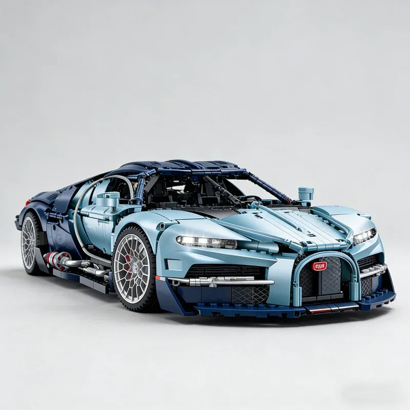 Technical MOC 10648 Bugat Tourbillon 3719PCS 1:8 Building Bricks Set Sports Car Model for Adults Terminal Blocks Toys Gifts