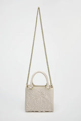 Floral Pearl Mini Duffel Bag