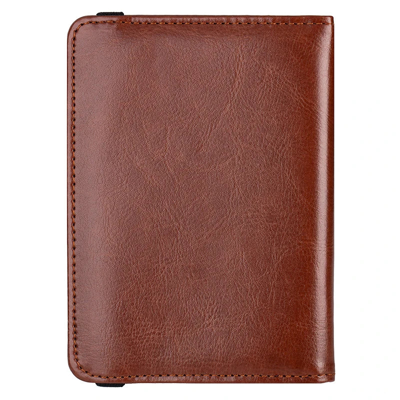 USA Passport Cover PU Leather, Personalized American Passport Holder for Men & Women, US Travel Document Case