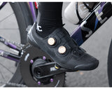 Santic Road Cycling Shoes Carbon Fiber Road Lock Shoes 14 Hardness Competition Ultra Light Cycling Shoes Suitable