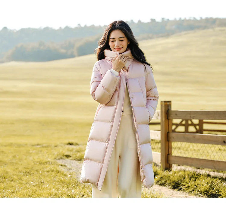 Women’s Longline Hooded Down Jacket