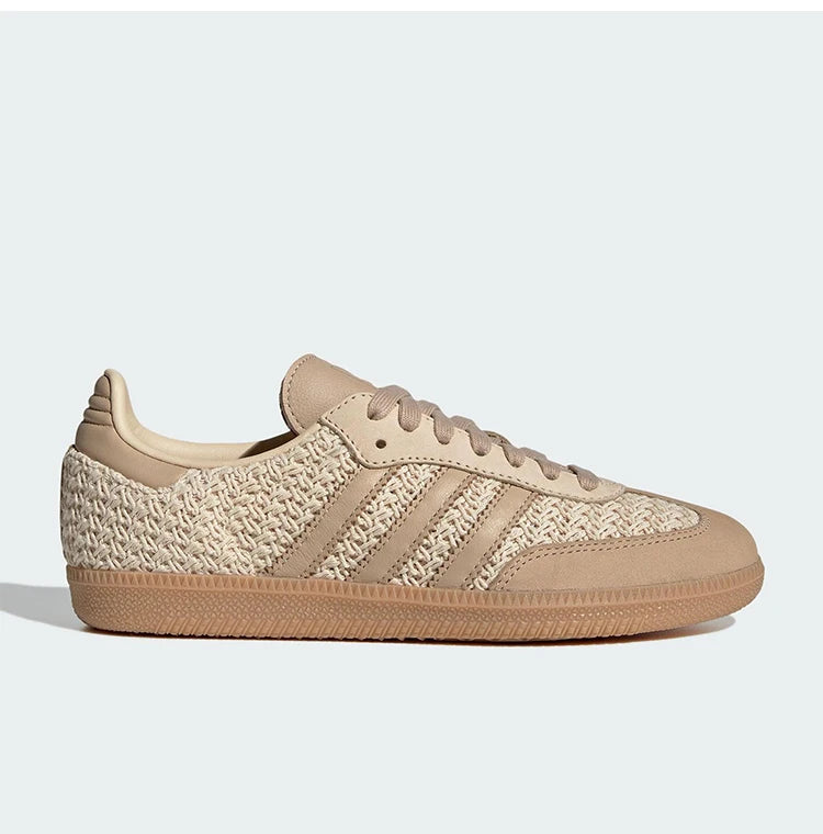 Adidas genuine clover women's knitted casual classic sports shoes JR9446