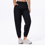 Women's Ankle-Length Harem Pants with Pockets