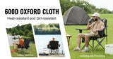 SucceBuy Outdoor Camping Chair 350lbs High Load Ultralight Folding Chair Portable Beach Hiking Picnic Travel Seat Fishing Tool