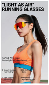 Kapvoe Fashion Sunglasses for Men Photochromic Runnning Glasses Light-Weight Cycling Glasses Bike Women UV400 Hiking Eyewear