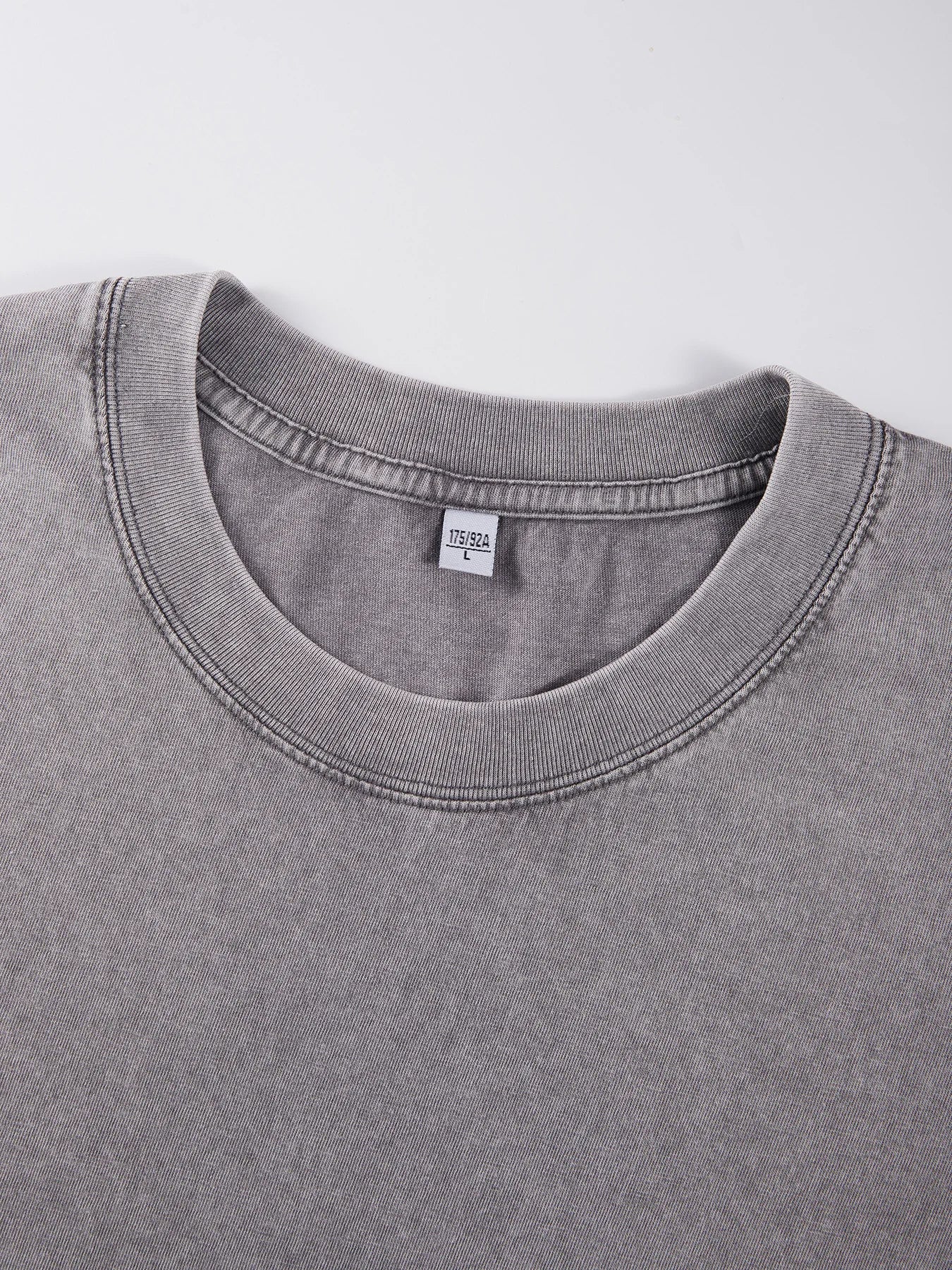 Earnivorous Plant Pattern Washed T-Shirts Men Breathable Cotton Casual T Shirt Soft Summer Comfortable Crewneck Short Sleeve