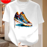 Men's Cotton Graffiti Print Relaxed Fit T-Shirt