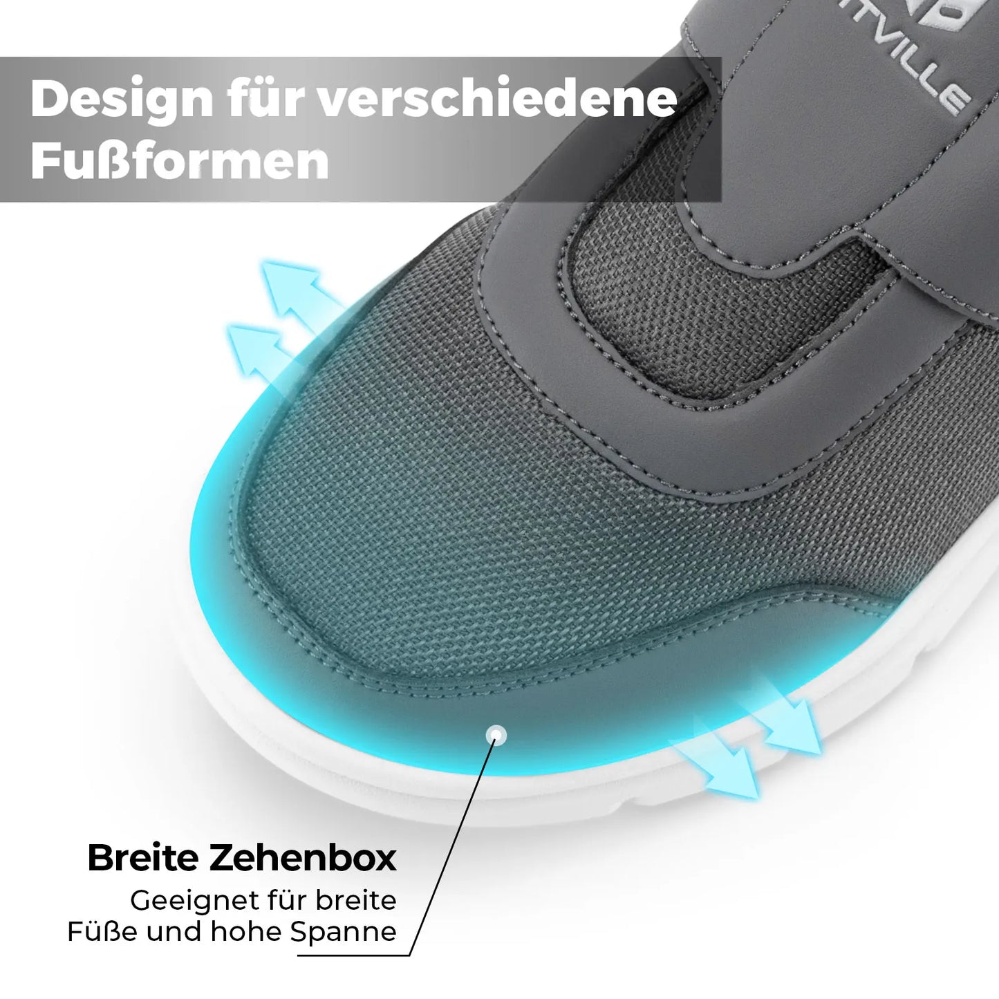 FitVille Diabetic Shoes Mens Extra Wide Width for Swollen Feet Neuropathy Diabetic Pain Relief Lightweight Walking Casual Shoes