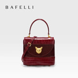 BAFELLI HANDBAG 2026 WOMEN'S NEW LEATHER PURSE EVENING DESIGNER BUCKET CAT LUXURY BRAND FASHION BUSINESS CASUAL BAGS