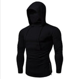 Men’s Balaclava Hoodie with Zip-Detail Hood