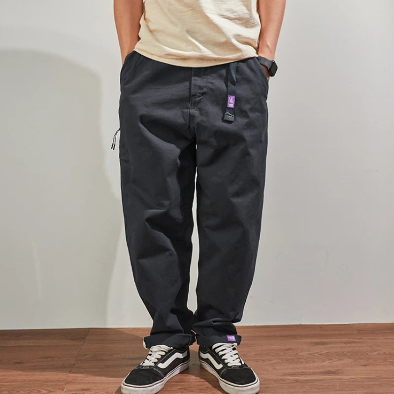 Men's Cotton Cargo Pants – Regular Fit