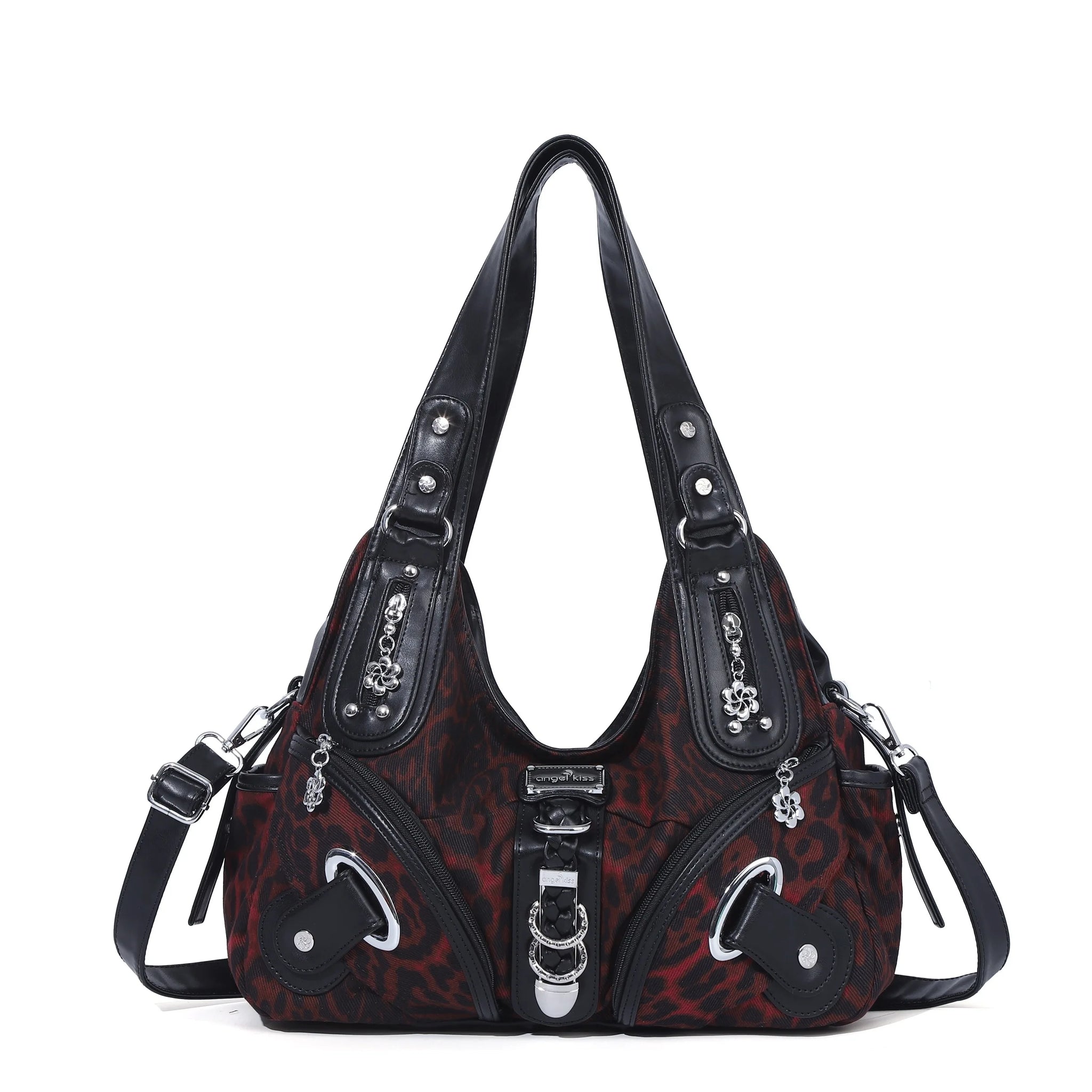 Vintage Bag Women Handbags Brown Leopard Shoulder Bag Top-handle Handbag Fashion Satchel Dumpling Shoulder Bag Tote Hobos