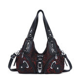 Vintage Women Handbags Fashion Shoulder Bag Large Tote Top-handle Shopping Pack Multifunctional Satchel Lady Hobos Purse