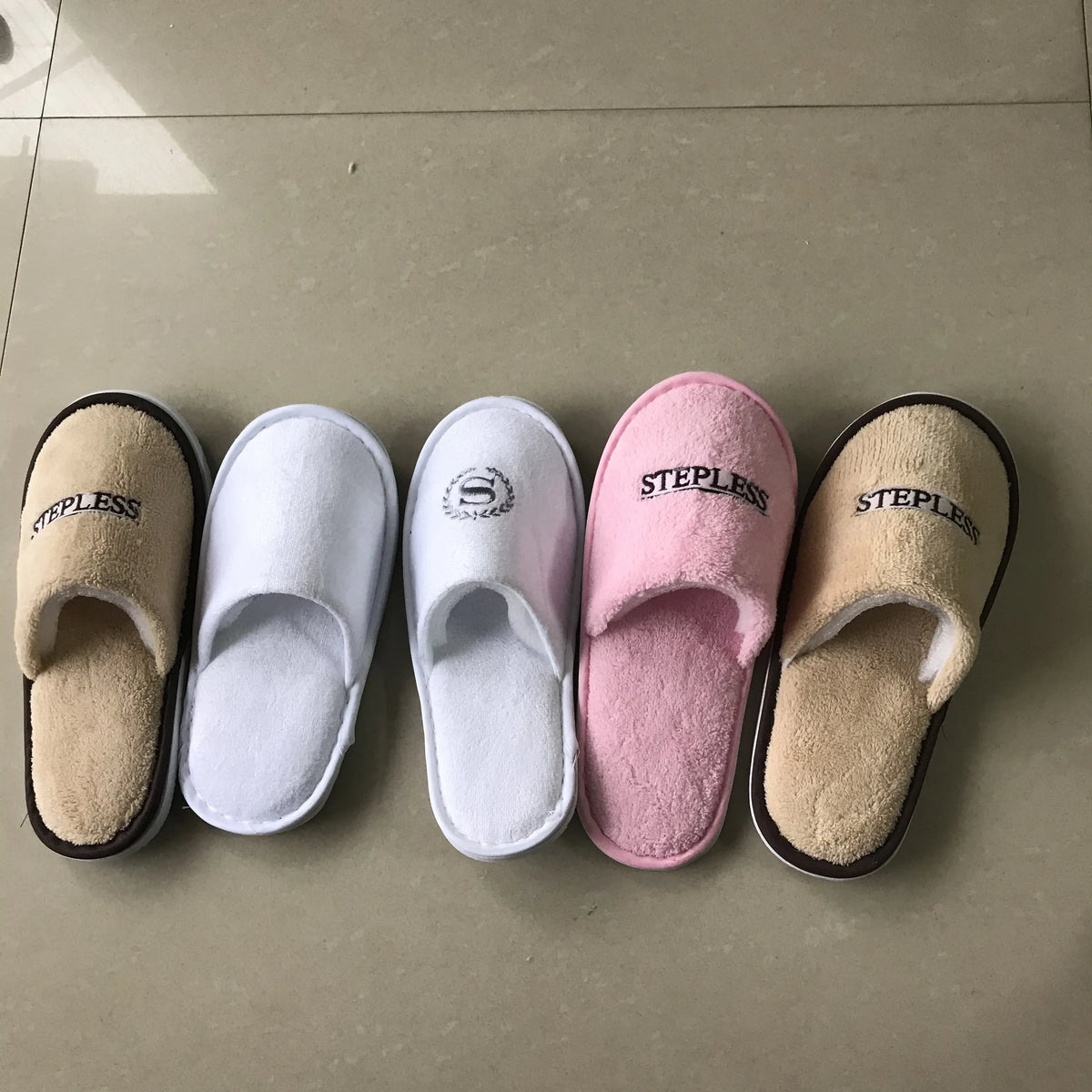 4Pairs/Lot Men Women Kids Disposable Hotel Guest Slippers Cotton Slides Home Travel SPA Slipper Hospitality Cheap Footwear