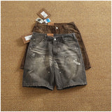 Men's Vintage Washed Cargo Shorts | Textured Cotton