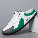 Men's Fashion Soft-Sun Half Slippers Summer Men Trendy Bottom Casual Shoes Soft Sole Support Shoes Sneakers Men's Shoes