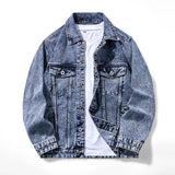 Washed Heavyweight Denim Jacket – Vintage Workwear