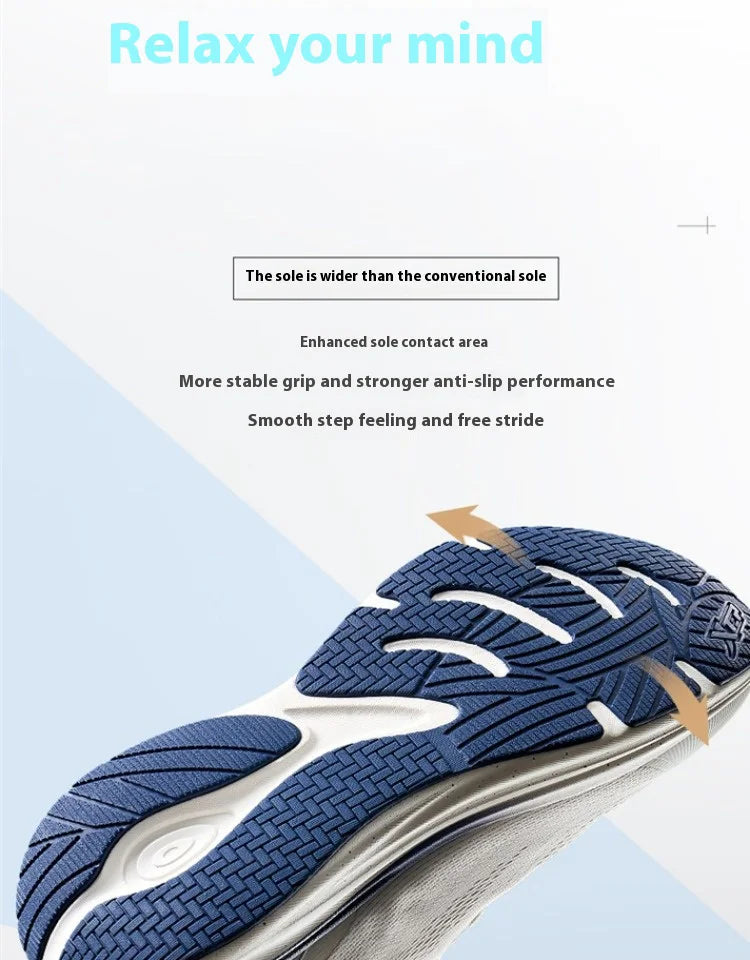 Xtep QINGYUN LITE Men's Professional Running Shoes 2025 Spring Wear-Resistant Cushioning Lightweight Sneakers 975219110056