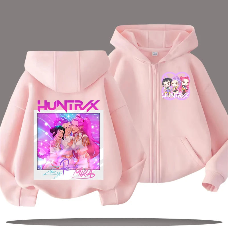 Demon Hunters Kids' Hooded Zip Jacket