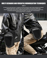 Smart LED Screen Motorcycle Bicycle Leg Bag Waterproof Ride Cycling Drop Leg Side Bag For Men Women DIY Pattern APP Control