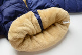 Kids’ Plush Cartoon Hooded Jacket