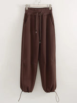 Women Tracksuits Winter Fleece Sweatsuit Brown Warm Crop Zipper Hoodies And Sweatpants Set For Women 2 Piece Velvet Pants Sets