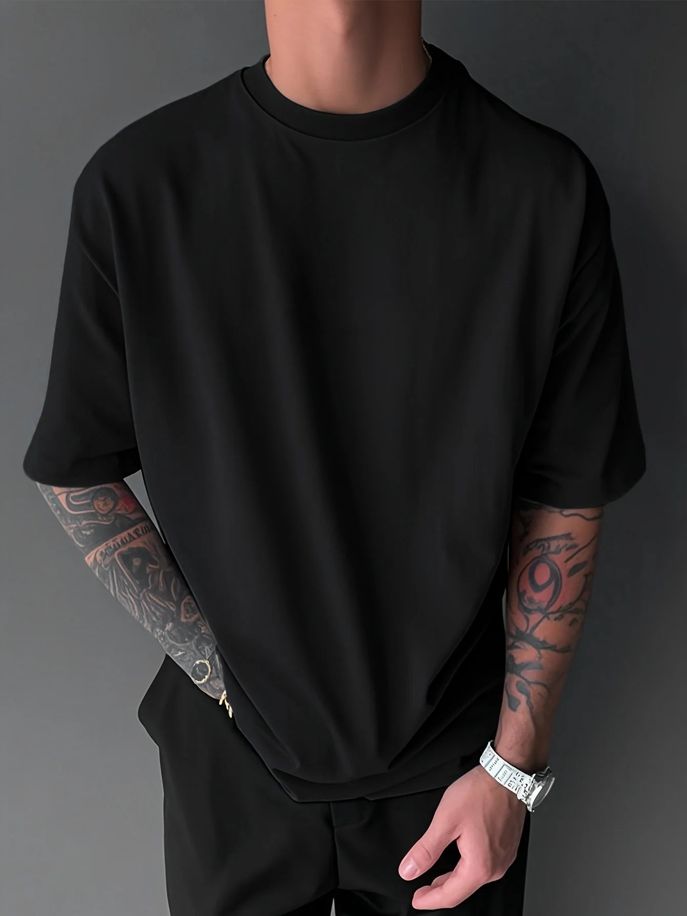 Men's Japanese Samurai Printed Pure Cotton T-Shirt