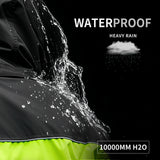 WOSAWE Unisex Waterproof Riding Rain Jacket | Reflective