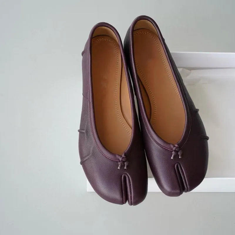 Split Toe Ballet Flats | Tabi Loafers for Women