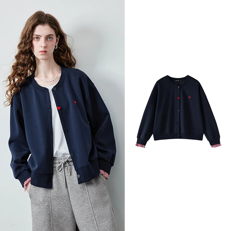 Women's Plaid Patchwork Cotton-Blend Jacket