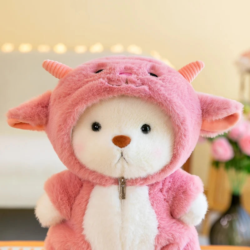 Kawaii Teddy Bear Plush – Soft Stuffed Animal Gift