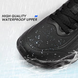 QIAODAN YUYI 4 Winter Running Shoes Men's Sports Shoes Waterproof Absorbing Lightweight Black Fleece Sneakers QXB023244007B