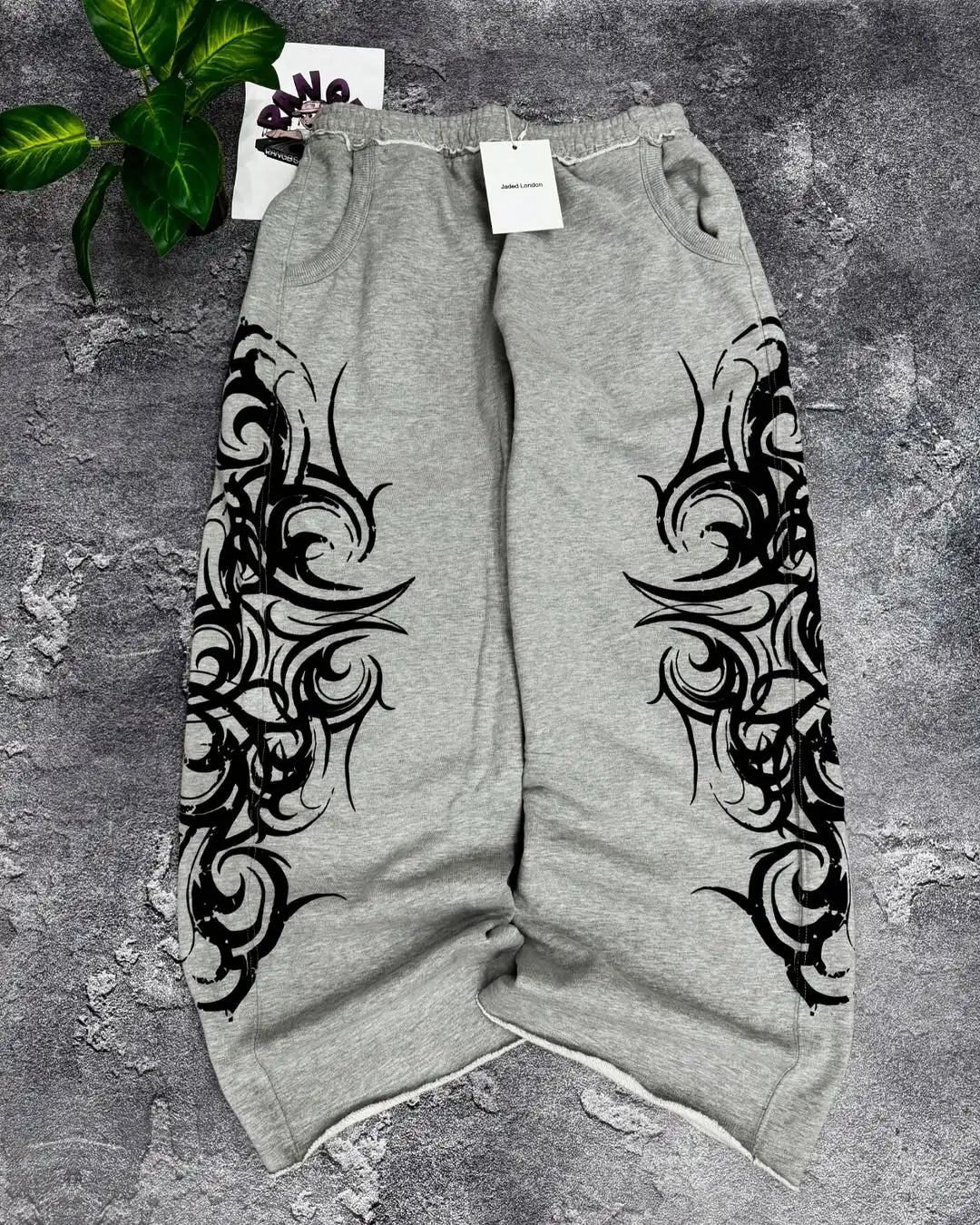 Retro Striped Loose Sweatpants