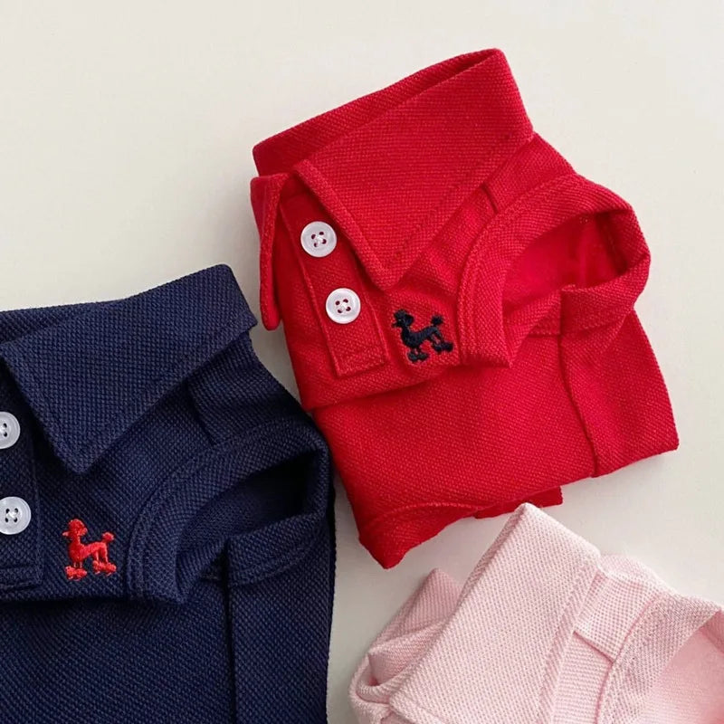 Breathable Cotton Polo Shirt for Dogs | Yorkie & Chihuahua