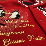 Trendy Embroidered Baseball Jacket