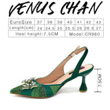 Venus Chan Pointed-Toe Heels & Handbag Set for Women