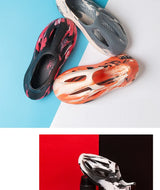 Irregular colors Unisex Beach Sandals EVA Hollow Garden Shoes Tie-dyed Designer Hole Slippers Sneakers  Slip On Foam Runner