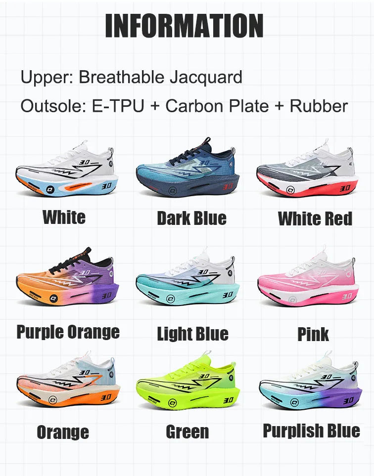 Carbon Plate Performance Running Shoes