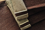SauceZhan Brown Selvedge Denim Tapered Jeans – 13.8 oz