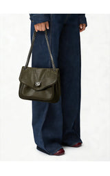 BAFELLI Genuine Leather Chain Bag – Chic Crossbody Tote