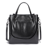 Zency Fashion Multifunctional Tote Handbag For Women 100% Genuine Leather Shoulder Crossbody Large Shopper Bag Underarm Red bag