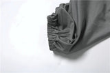 SIsterlinda Unique Irregular Women 2 Piece Set Solid Swinging Pleated Single Full Sleeve Turtleneck Tops+Matching Split Skirts