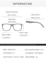 KDEAM Large Size Men's Sunglasses Polarized Photochromic Night Vision Goggles Oversized Sun Glasses With 154mm Width KD332 PLUS