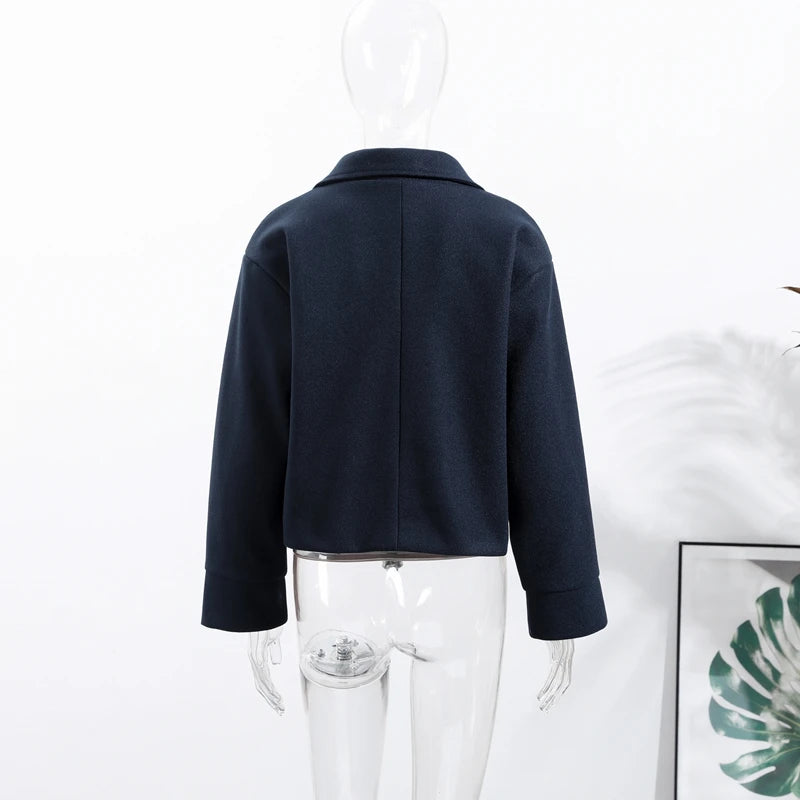 Women's Stand Collar Zip Jacket – Autumn/Winter
