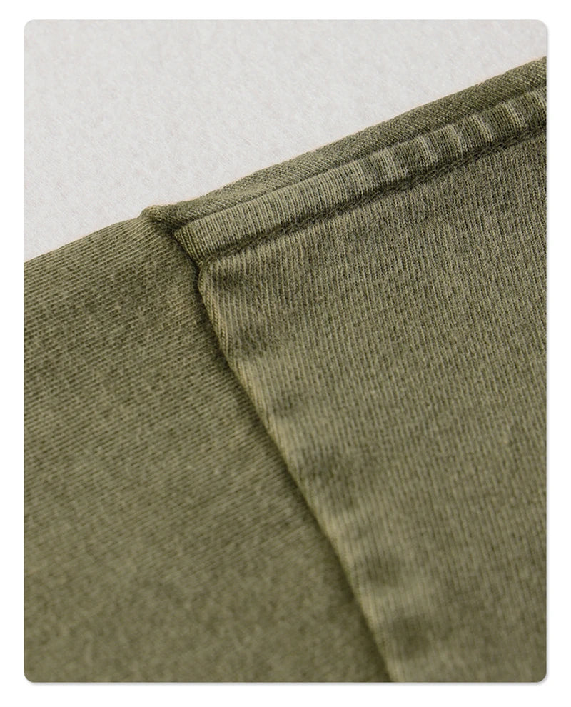 Men's Washed Cotton T-Shirt, Loose Fit 275gsm