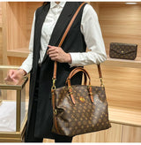 Ladies' light luxury handbag 2025 new high-end designer fashion retro handbag shoulder bag large capacity crossbody bag tote bag