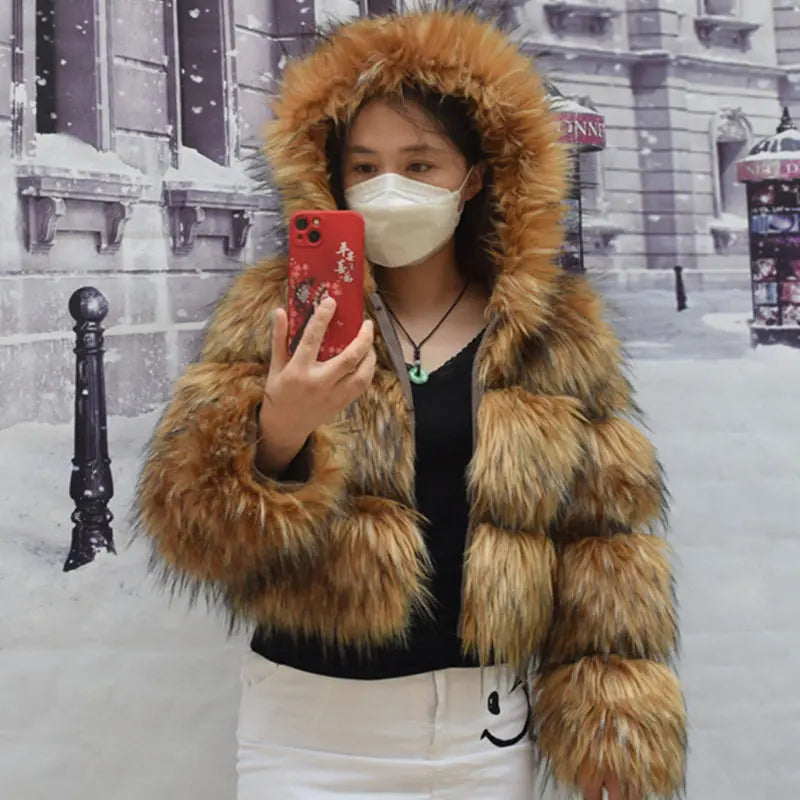 Premium Faux Fur Winter Coat