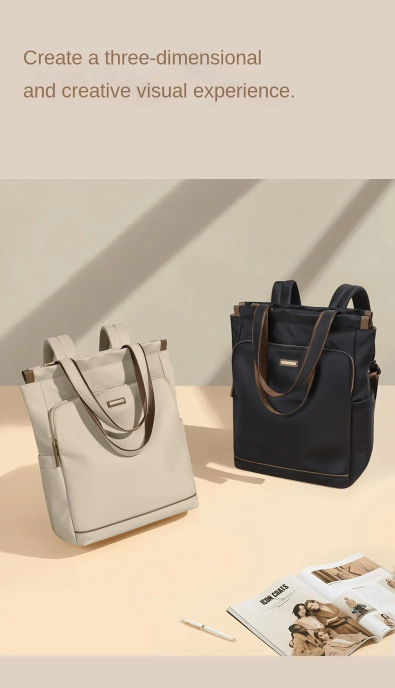 GOLF Backpack for Women Convertible Shoulder Bag Ladies Aesthetic School Backpack with 15.6" Laptop Compartments Secret Pocket