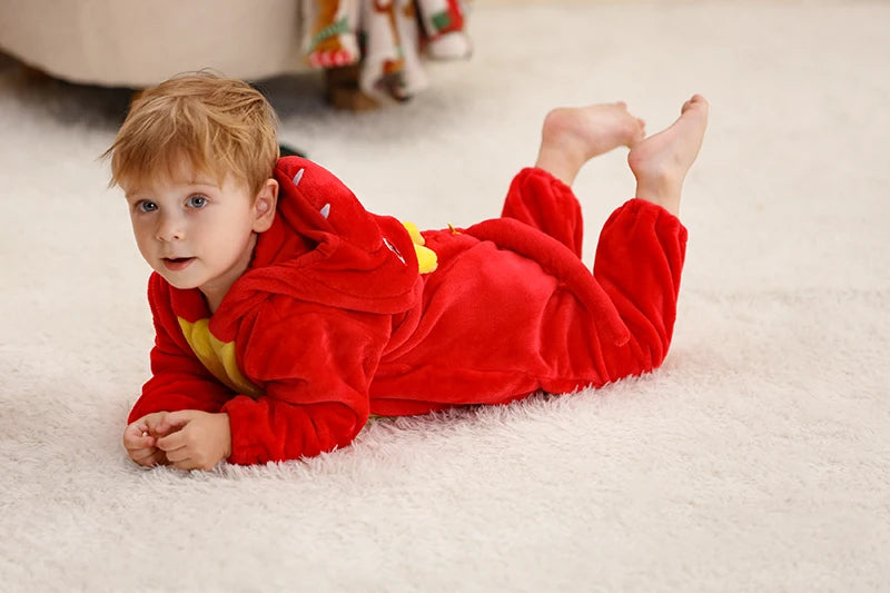Plush Hooded Baby Winter Romper
