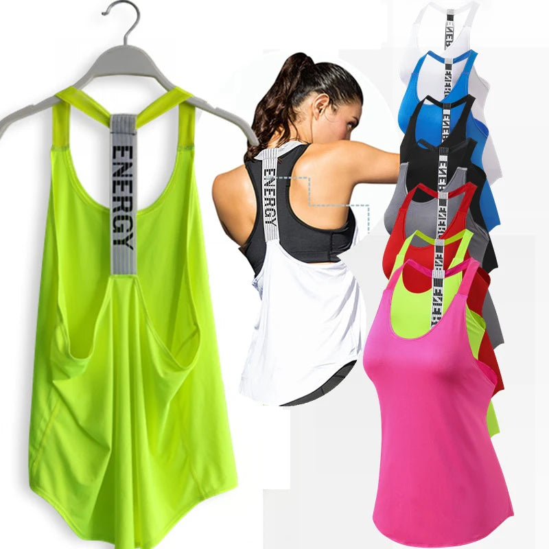 Open-Back Activewear Workout Tank